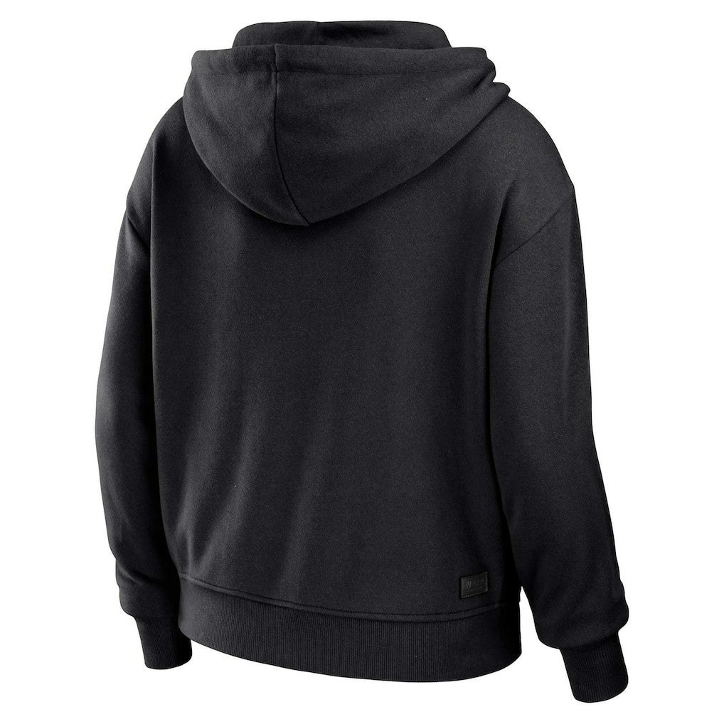 WEAR by Erin Andrews Women's Plus Size Color Block Full-Zip Hoodie - New Orleans Saints