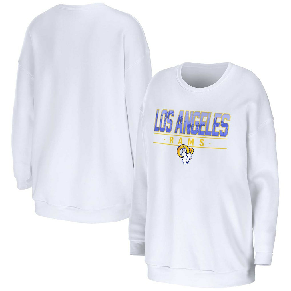 WEAR by Erin Andrews Women's Domestic Pullover Sweatshirt - Los Angeles Rams