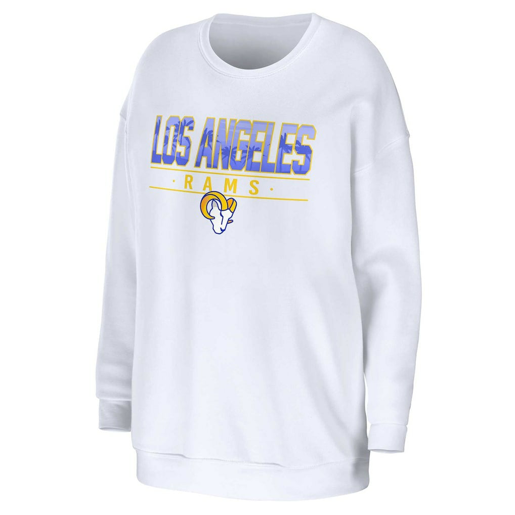 WEAR by Erin Andrews Women's Domestic Pullover Sweatshirt - Los Angeles Rams