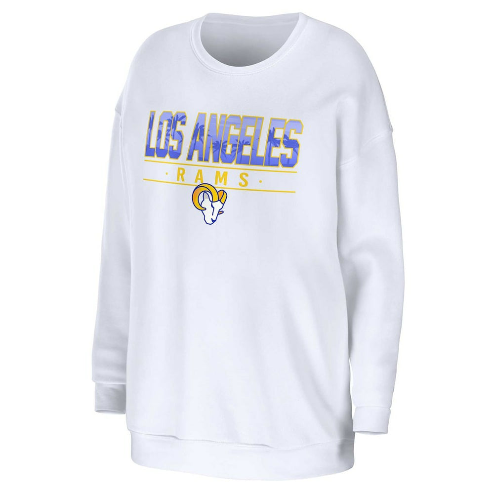 WEAR by Erin Andrews Women's Domestic Pullover Sweatshirt - Los Angeles Rams