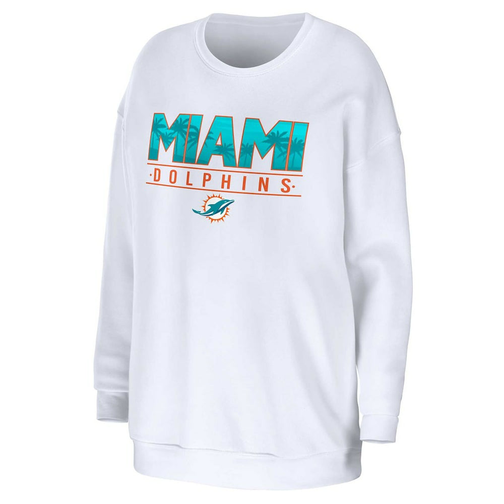 WEAR by Erin Andrews Women's Domestic Pullover Sweatshirt - Miami Dolphins