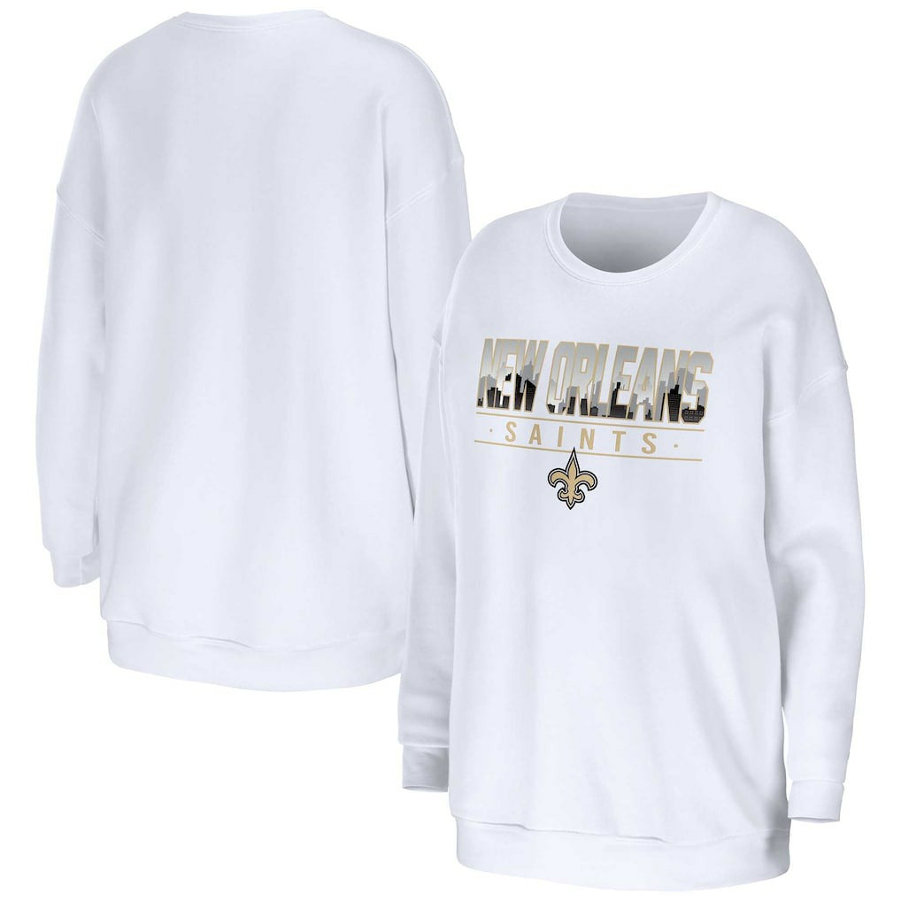 WEAR by Erin Andrews Women's Domestic Pullover Sweatshirt - New Orleans Saints