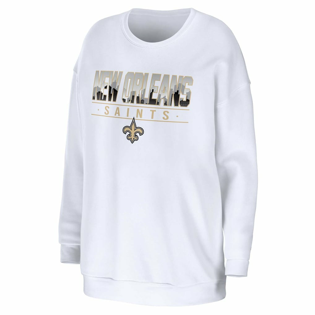 WEAR by Erin Andrews Women's Domestic Pullover Sweatshirt - New Orleans Saints