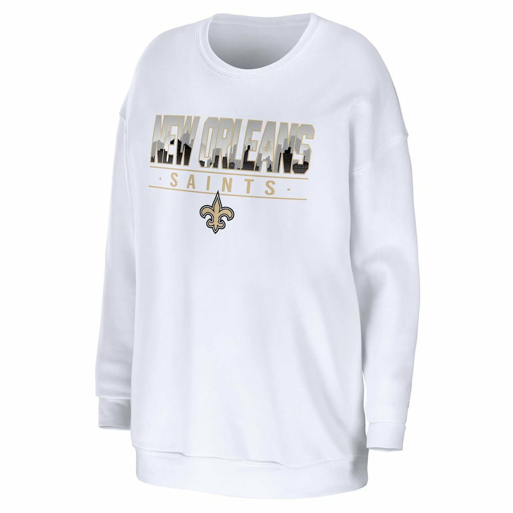 WEAR by Erin Andrews Women's Domestic Pullover Sweatshirt - New Orleans Saints