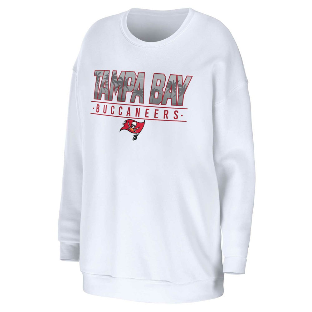 WEAR by Erin Andrews Women's Domestic Pullover Sweatshirt - Tampa Bay Buccaneers