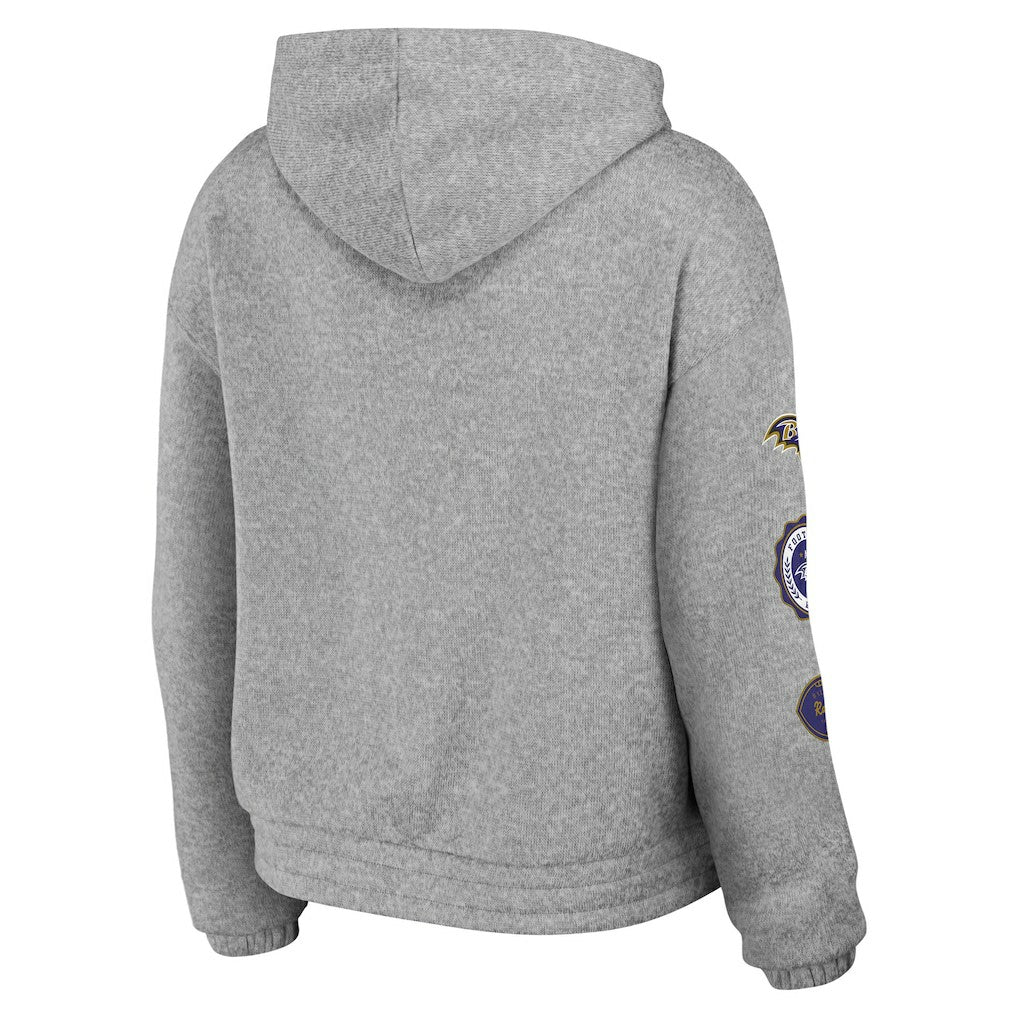 WEAR by Erin Andrews Women's Full-Zip Hoodie - Baltimore Ravens