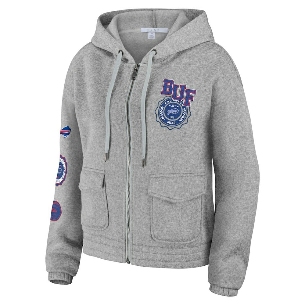 WEAR by Erin Andrews Women's Full-Zip Hoodie - Buffalo Bills