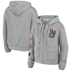 WEAR by Erin Andrews Women's Full-Zip Hoodie - Cleveland Browns