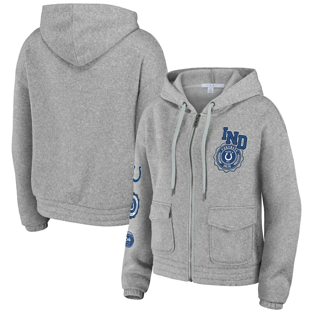 WEAR by Erin Andrews Women's Full-Zip Hoodie - Indianapolis Colts