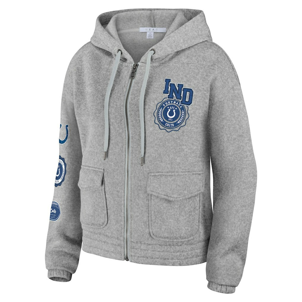 WEAR by Erin Andrews Women's Full-Zip Hoodie - Indianapolis Colts