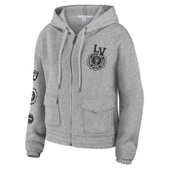 WEAR by Erin Andrews Women's Full-Zip Hoodie - Las Vegas Raiders