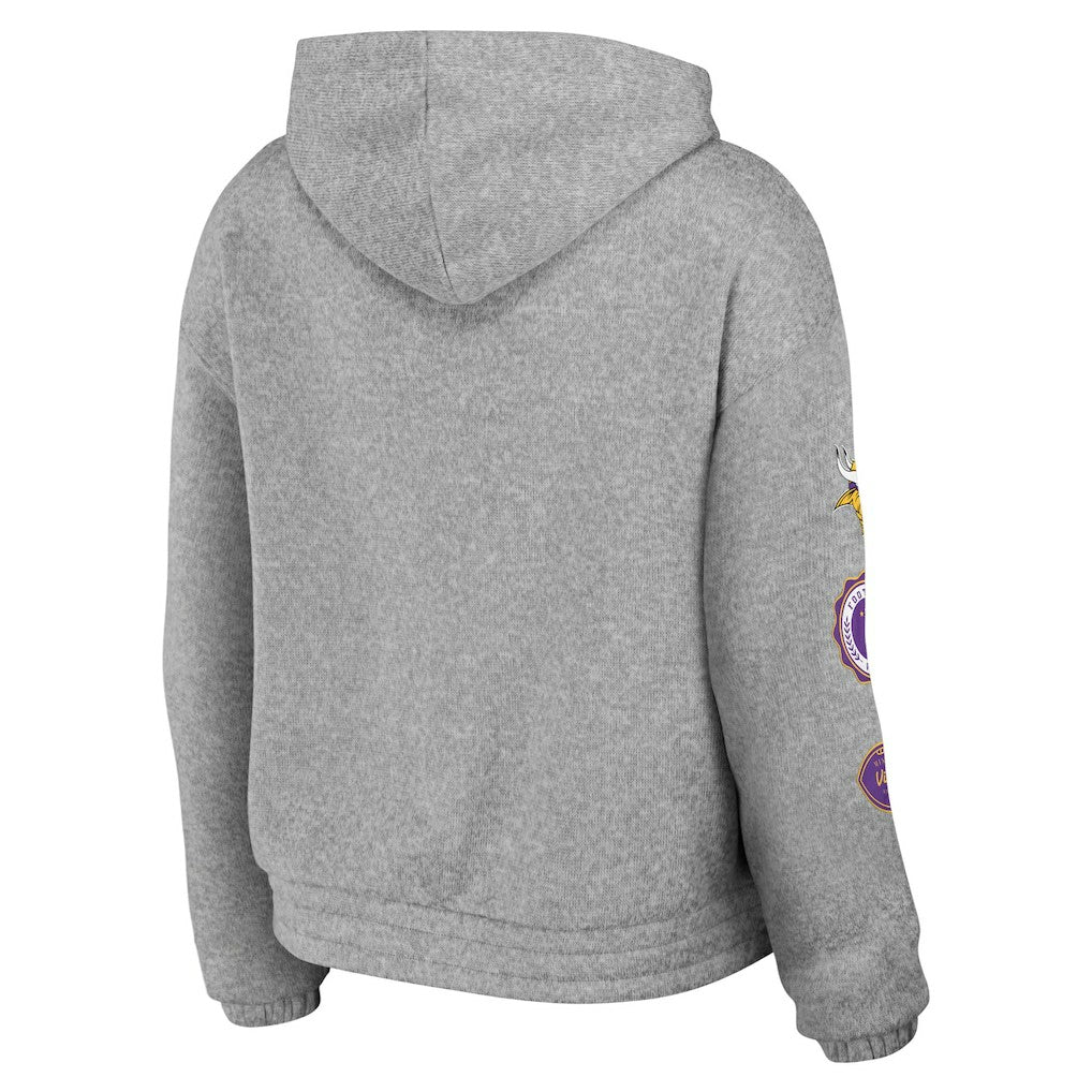 WEAR by Erin Andrews Women's Full-Zip Hoodie - Minnesota Vikings