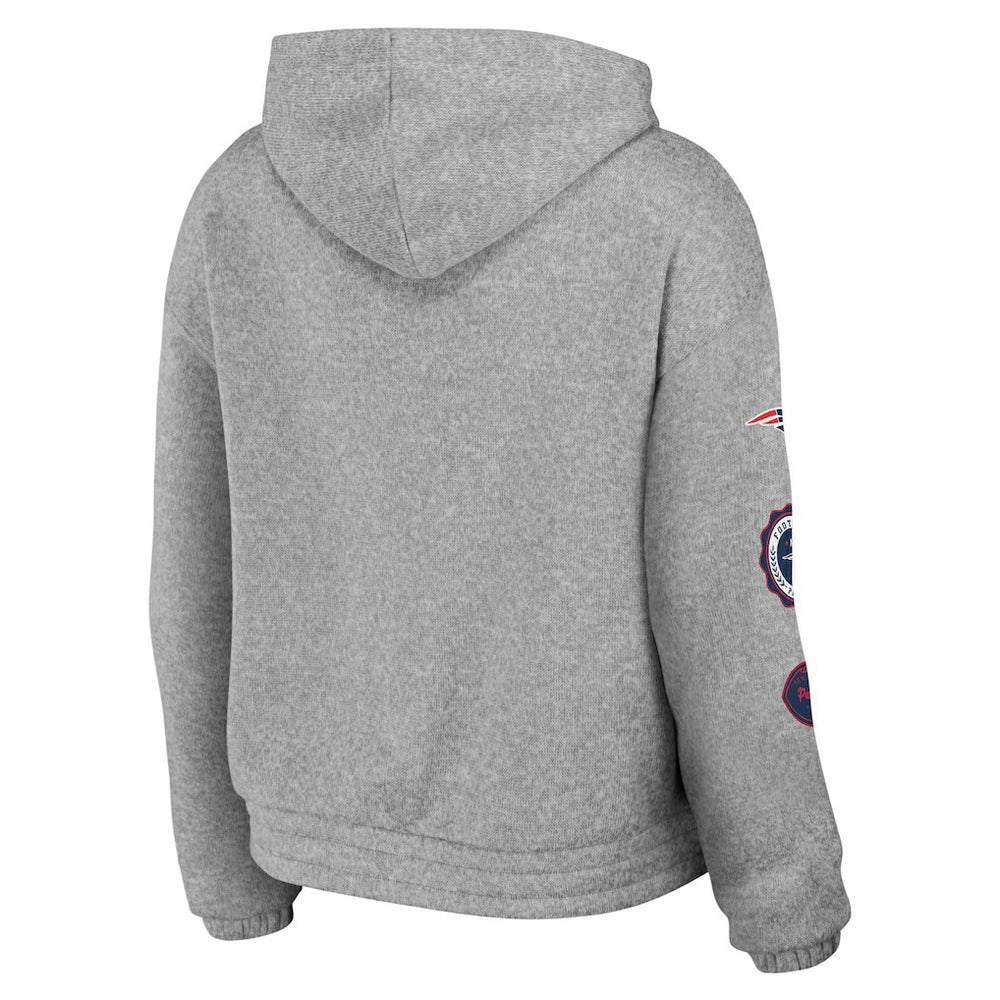 WEAR by Erin Andrews Women's Full-Zip Hoodie - New England Patriots
