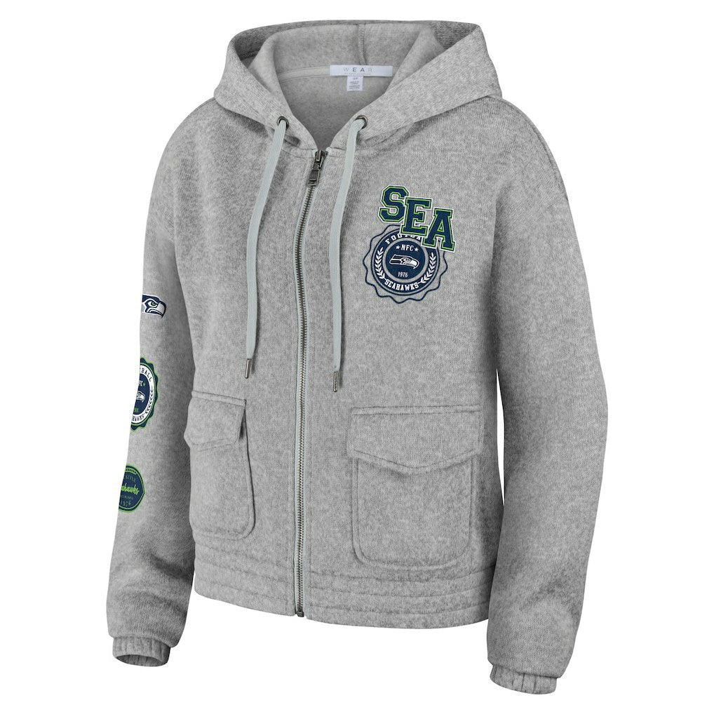 WEAR by Erin Andrews Women's Full-Zip Hoodie - Seattle Seahawks