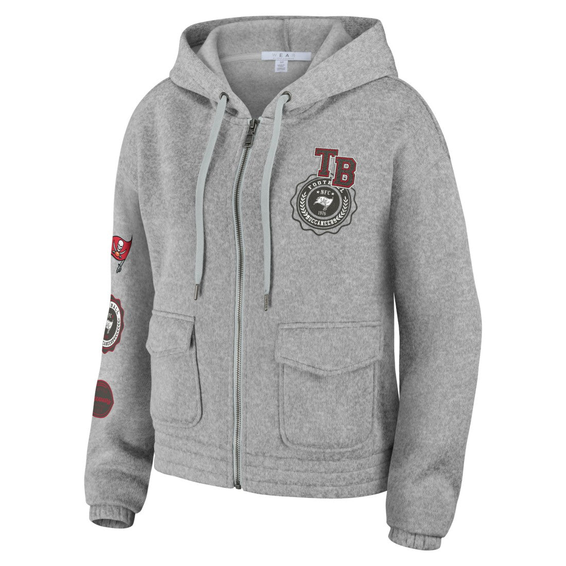 WEAR by Erin Andrews Women's Full-Zip Hoodie - Tampa Bay Buccaneers