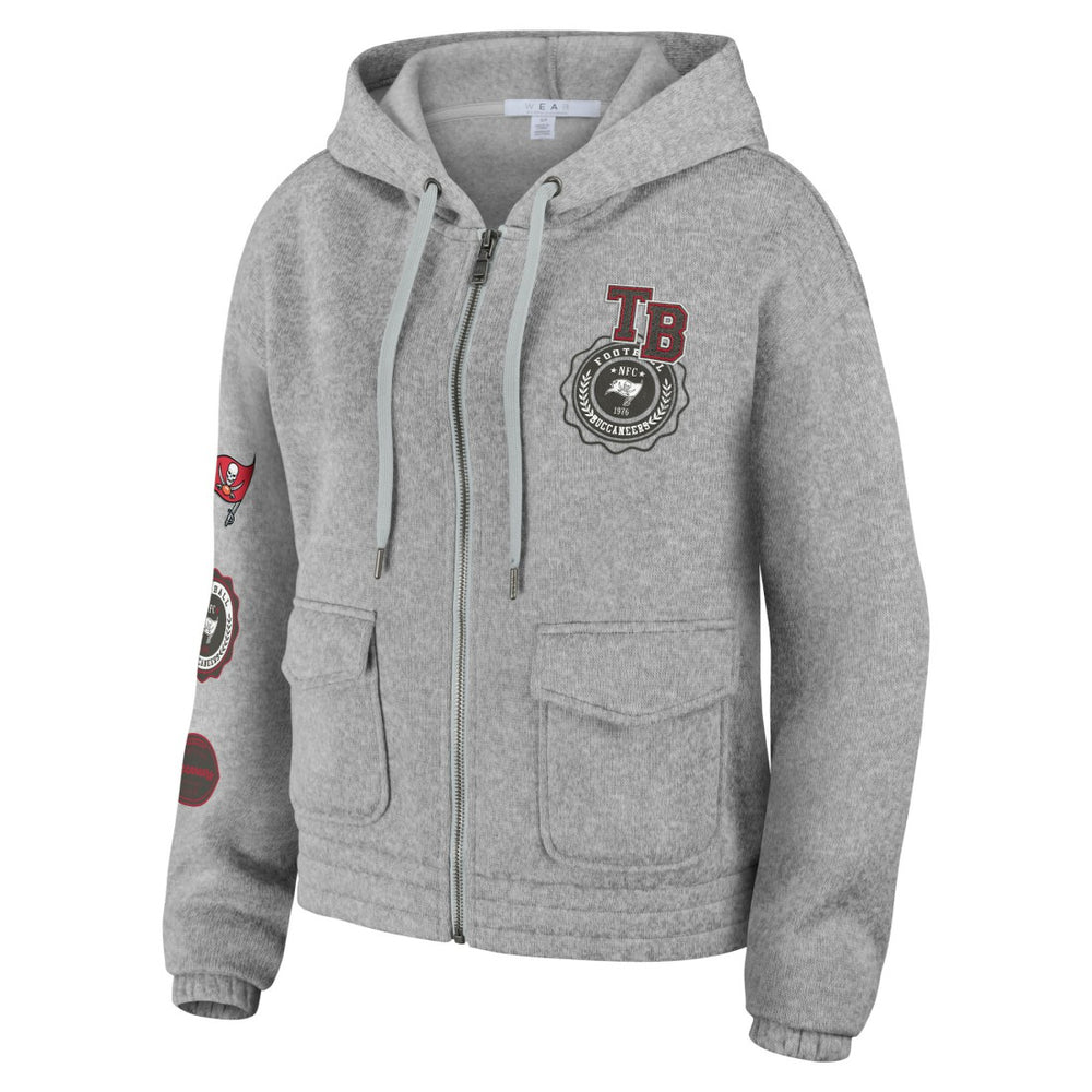 WEAR by Erin Andrews Women's Full-Zip Hoodie - Tampa Bay Buccaneers