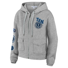 WEAR by Erin Andrews Women's Full-Zip Hoodie - Tennessee Titans