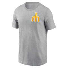 MLB Seattle Mariners Nike Cooperstown Collection Large Logo 2-Hit T-Shirt