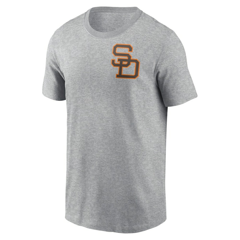MLB San Diego Padres Nike Cooperstown Collection Large Logo 2-Hit T-Shirt