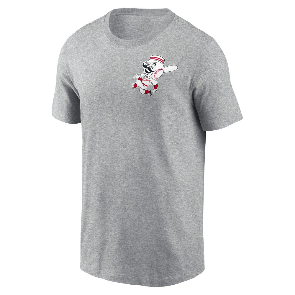 MLB Cincinnati Reds Nike Cooperstown Collection Large Logo 2-Hit T-Shirt