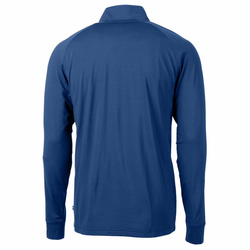 MLB Kansas City Royals Cutter & Buck Adapt Eco Knit Stretch Recycled Quarter-Zip Pullover Top
