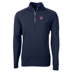MLB Chicago Cubs Cutter & Buck Adapt Eco Knit Stretch Recycled Quarter-Zip Pullover Top