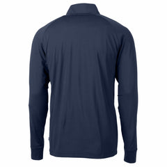 MLB Cleveland Guardians Cutter & Buck Adapt Eco Knit Stretch Recycled Quarter-Zip Pullover Top
