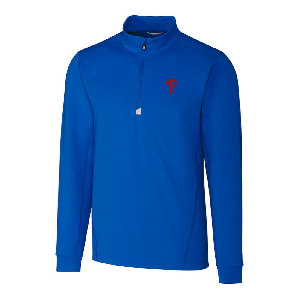 MLB Philadelphia Phillies Cutter & Buck Traverse Stretch Quarter-Zip Pullover Top