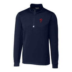 MLB Philadelphia Phillies Cutter & Buck Traverse Stretch Quarter-Zip Pullover Top