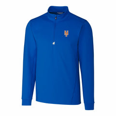 MLB New York Mets Cutter & Buck Traverse Stretch Quarter-Zip Pullover Top
