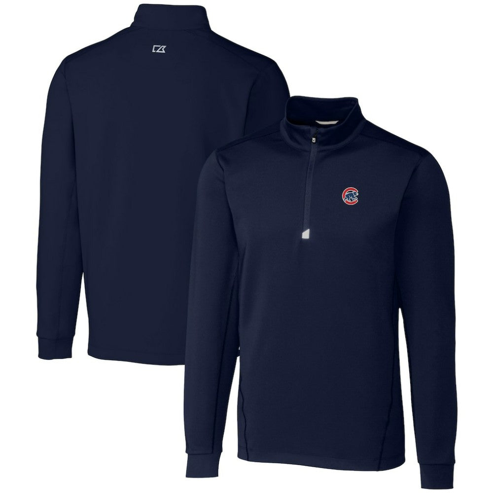 MLB Chicago Cubs Cutter & Buck Traverse Stretch Quarter-Zip Pullover Top