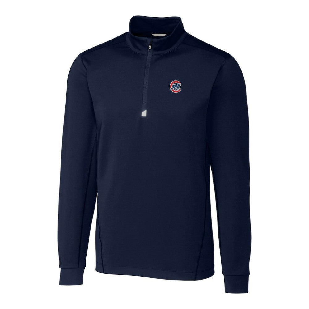MLB Chicago Cubs Cutter & Buck Traverse Stretch Quarter-Zip Pullover Top