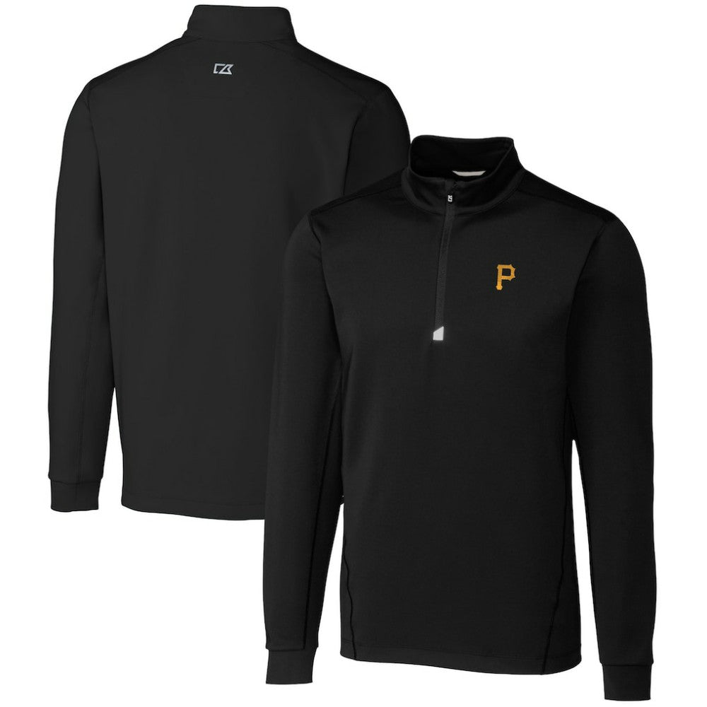MLB Pittsburgh Pirates Cutter & Buck Traverse Stretch Quarter-Zip Pullover Top