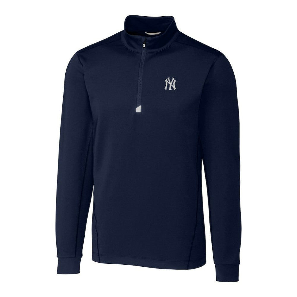 MLB New York Yankees Cutter & Buck Traverse Stretch Quarter-Zip Pullover Top
