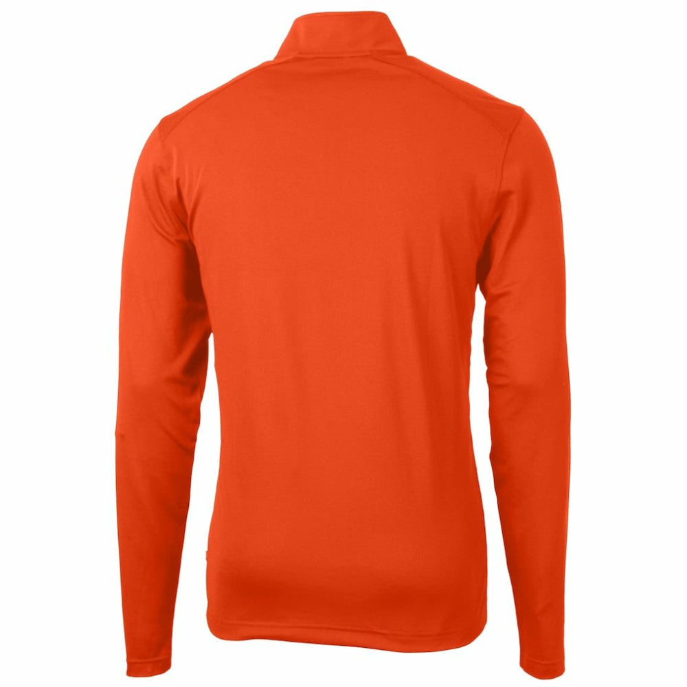 MLB Baltimore Orioles Cutter & Buck Virtue Eco Pique Recycled Quarter-Zip Pullover Top