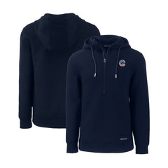 MLB Chicago Cubs Cutter & Buck Stars & Stripes Roam Eco Half-Zip Recycled Pullover Hoodie