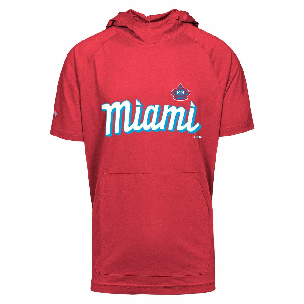MLB Miami Marlins Levelwear City Connect Phase Core Hoodie T-Shirt