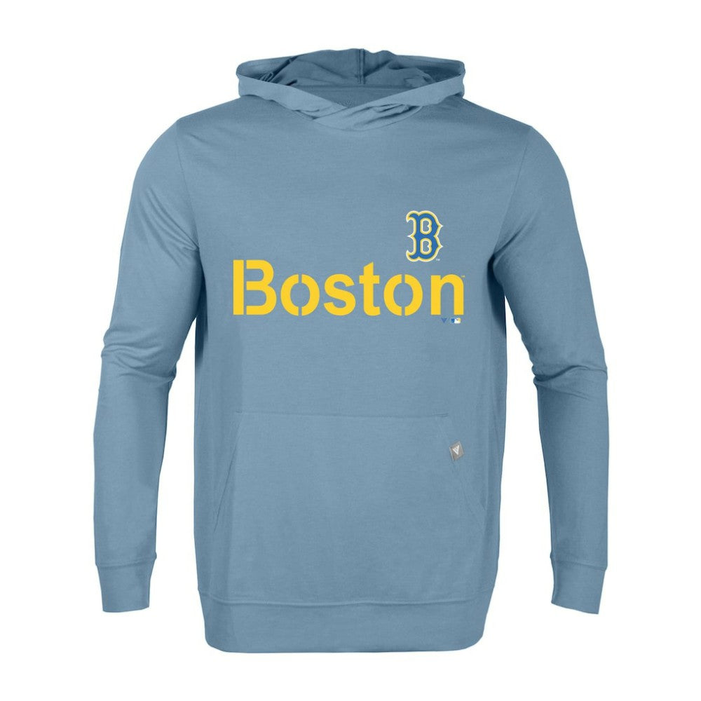 MLB Boston Red Sox Levelwear City Connect Relay Core Logo Pullover Hoodie