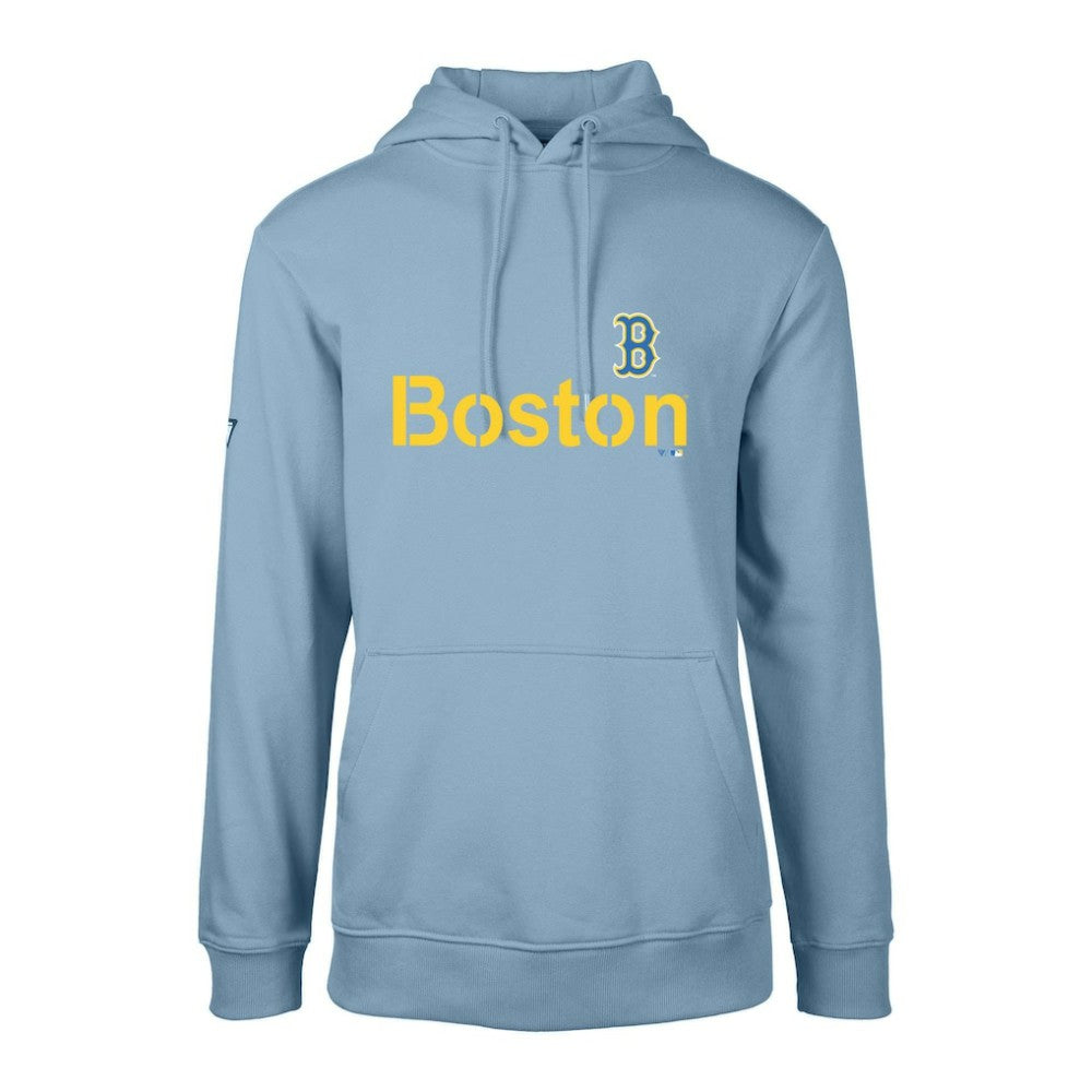 MLB Boston Red Sox Levelwear City Connect Podium Core Logo Pullover Hoodie