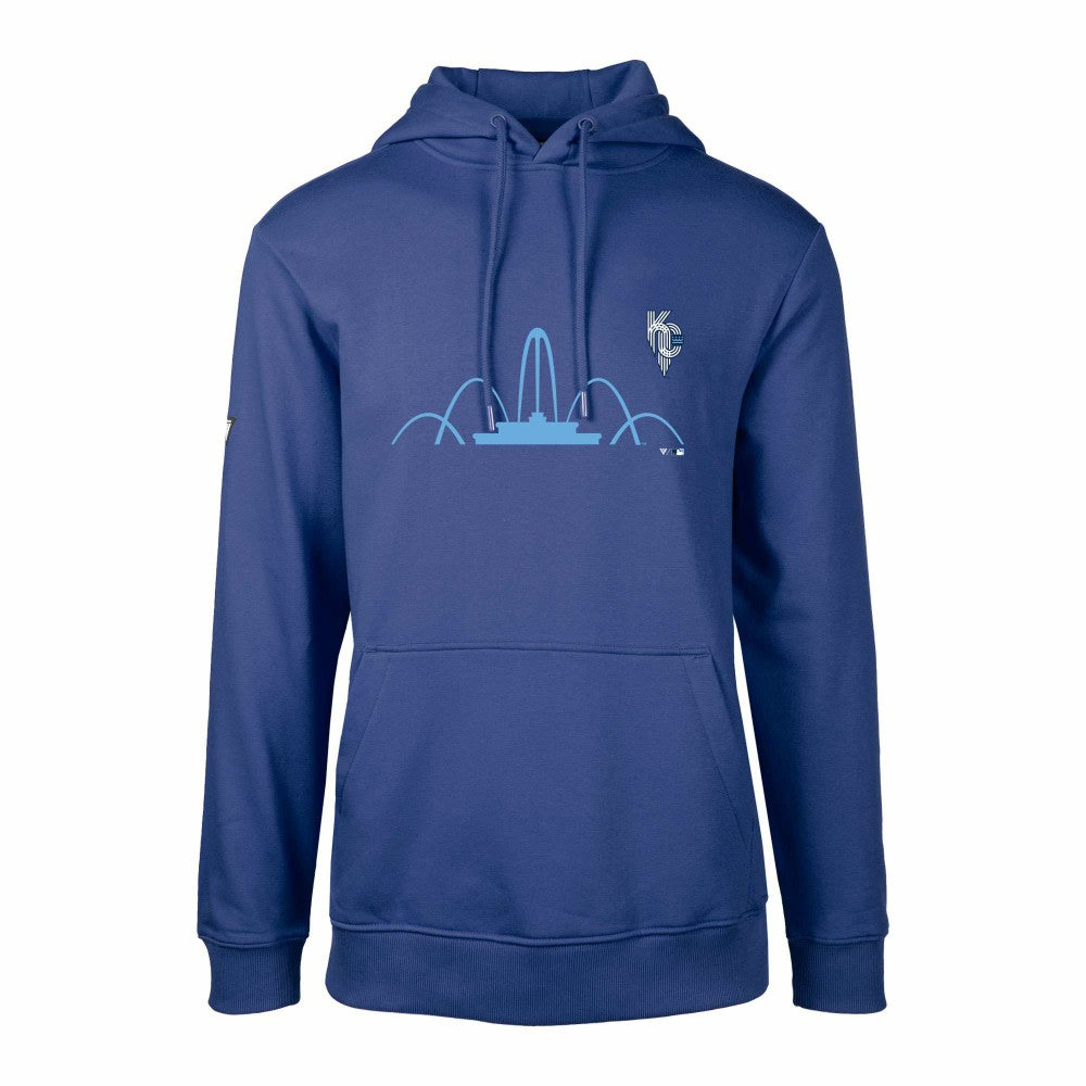 MLB Kansas City Royals Levelwear City Connect Podium Core Logo Pullover Hoodie
