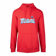 MLB Miami Marlins Levelwear City Connect Podium Core Logo Pullover Hoodie