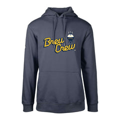 MLB Milwaukee Brewers Levelwear City Connect Podium Core Logo Pullover Hoodie