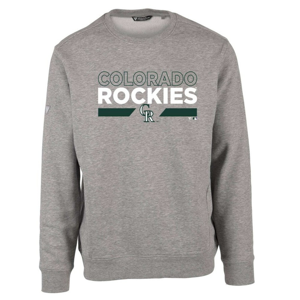 MLB Colorado Rockies Levelwear City Connect Zane No Hitter Pullover Sweatshirt