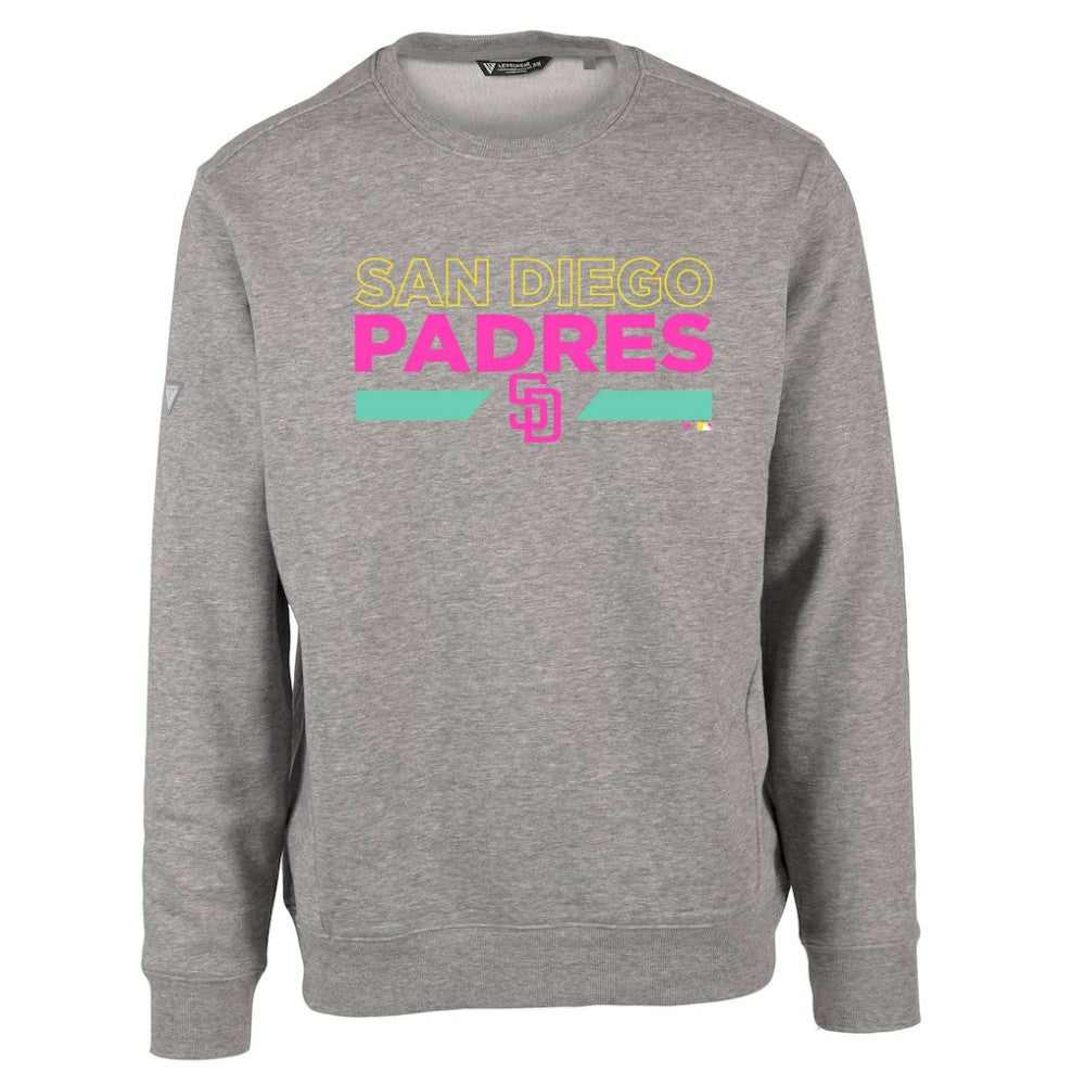 MLB San Diego Padres Levelwear City Connect Zane No Hitter Pullover Sweatshirt