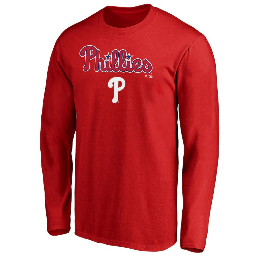 MLB Philadelphia Phillies Team Lockup Long Sleeve T-Shirt -
