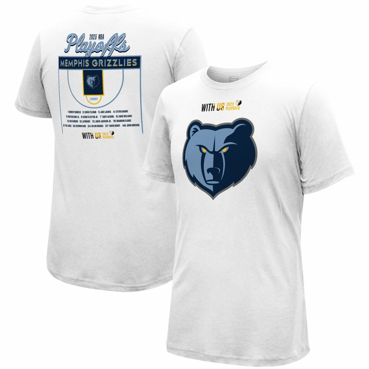 NBA Memphis Grizzlies Stadium Essentials Unisex 2023 NBA Playoffs Roster T-Shirt