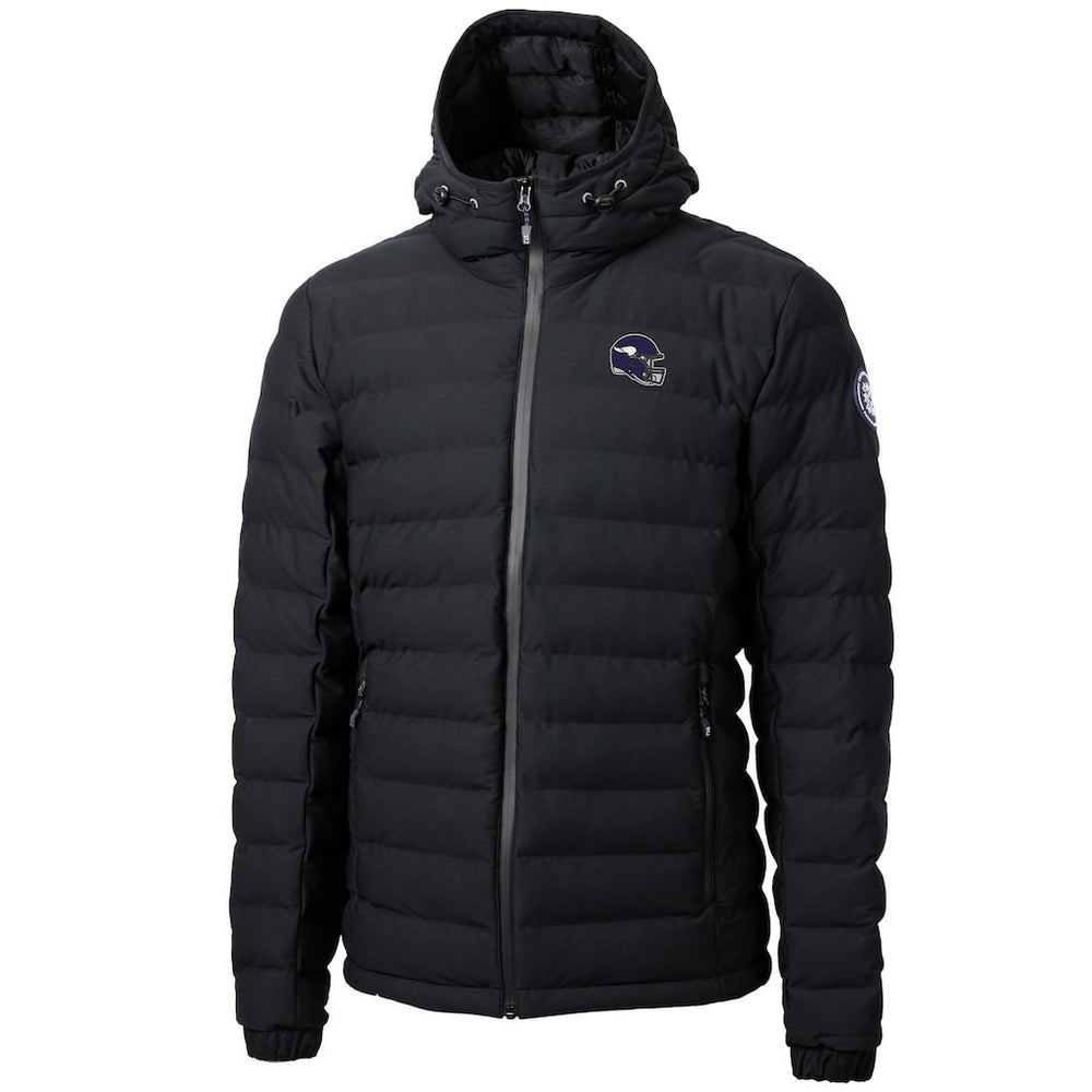 Cutter & Buck Helmet Mission Ridge Repreve Eco Insulated Puffer Full-Zip Jacket - Minnesota Vikings