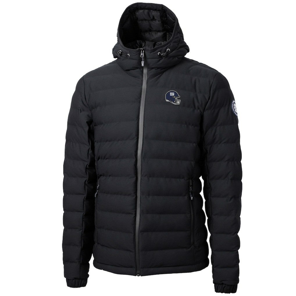 Cutter & Buck Helmet Mission Ridge Repreve Eco Insulated Puffer Full-Zip Jacket - New York Giants