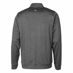 Cutter & Buck Helmet Stealth Heathered Quarter-Zip Pullover Top - Detroit Lions