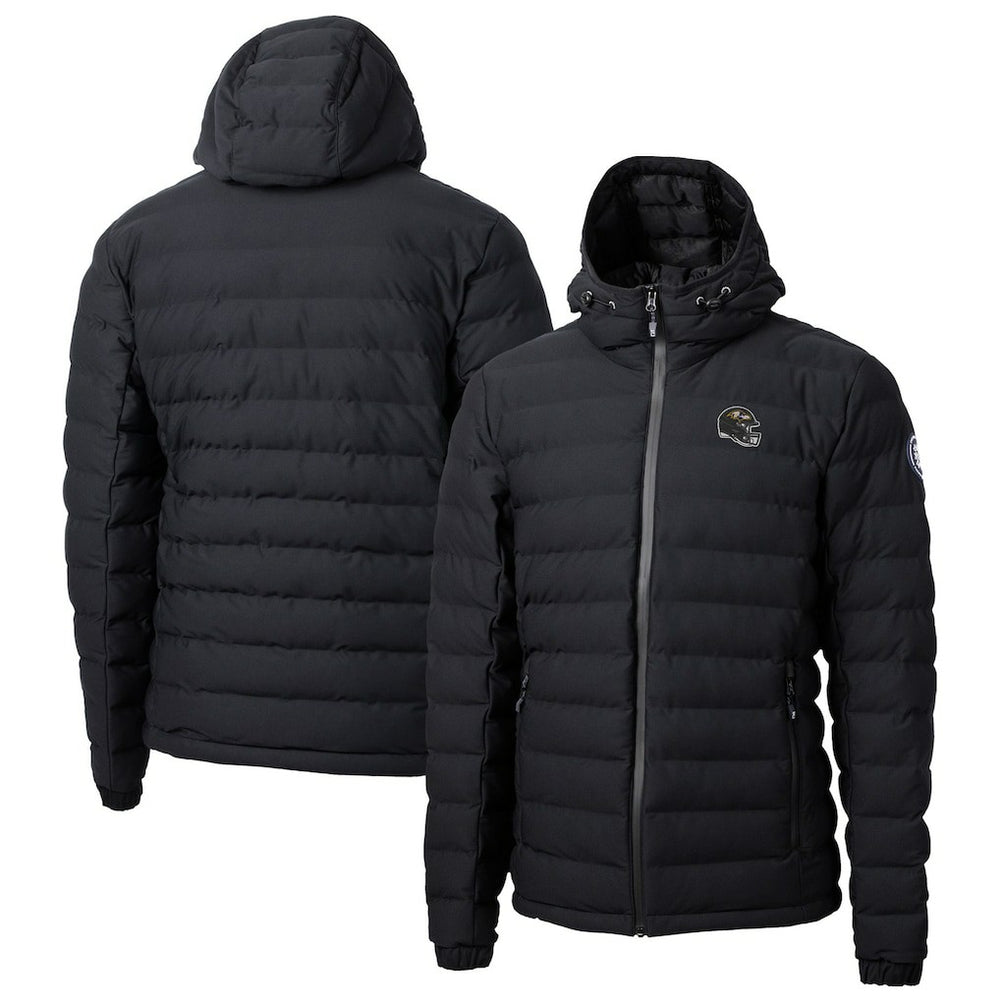 Cutter & Buck Helmet Mission Ridge Repreve Eco Insulated Puffer Full-Zip Jacket - Baltimore Ravens